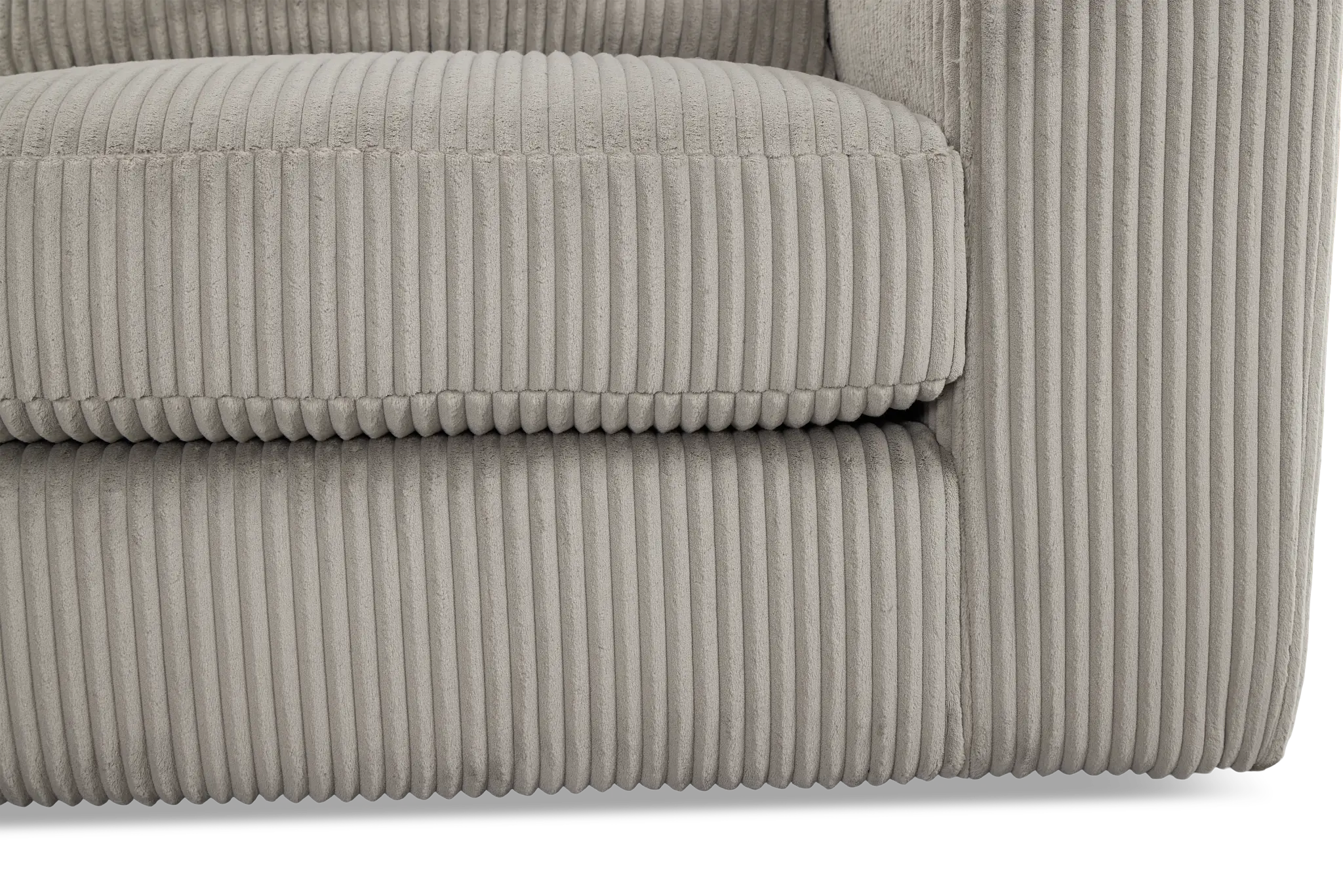 Charlie Gray Fabric Medium Two-arm Sectional Charlie Gray Fabric Medium Two-arm Sectional