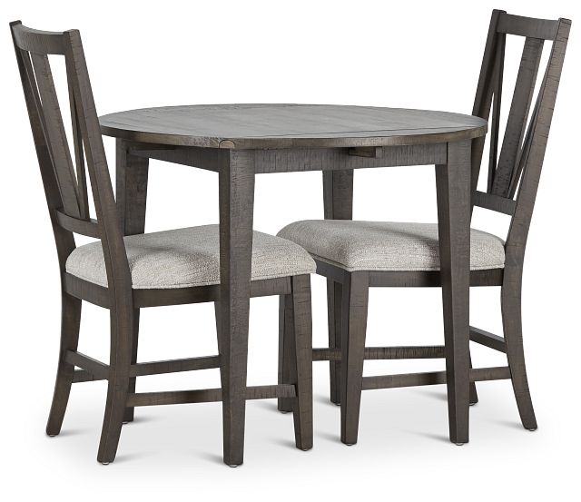 Heron Cove Dark Tone 38" Table & 2 Chairs (1)