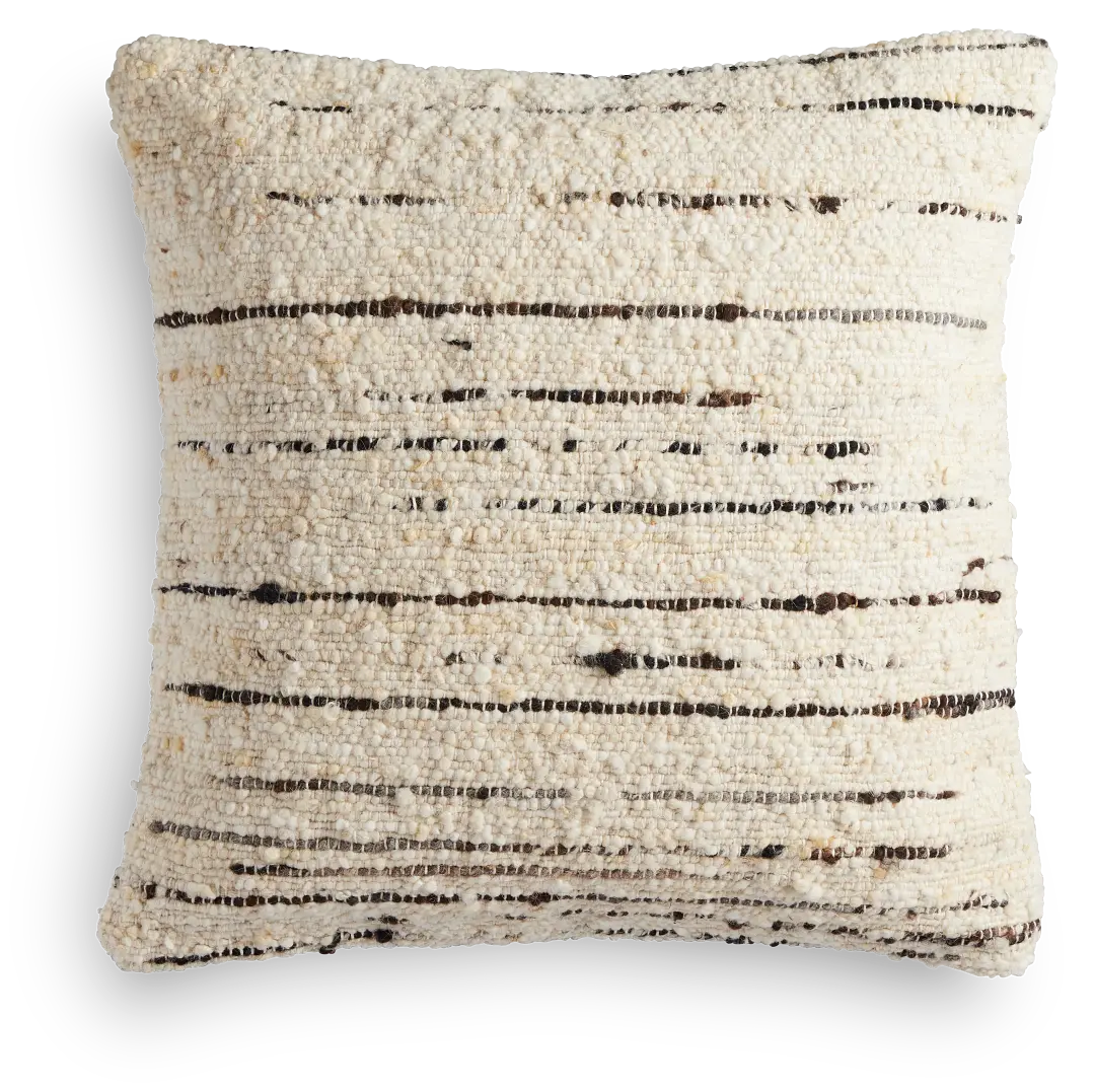 Johvia Ivory 22" Accent Pillow Johvia Ivory 22" Accent Pillow
