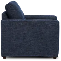 Davis Dark Blue Micro Chair