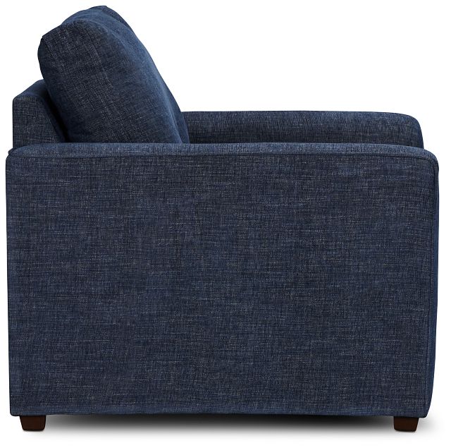 Davis Dark Blue Micro Chair