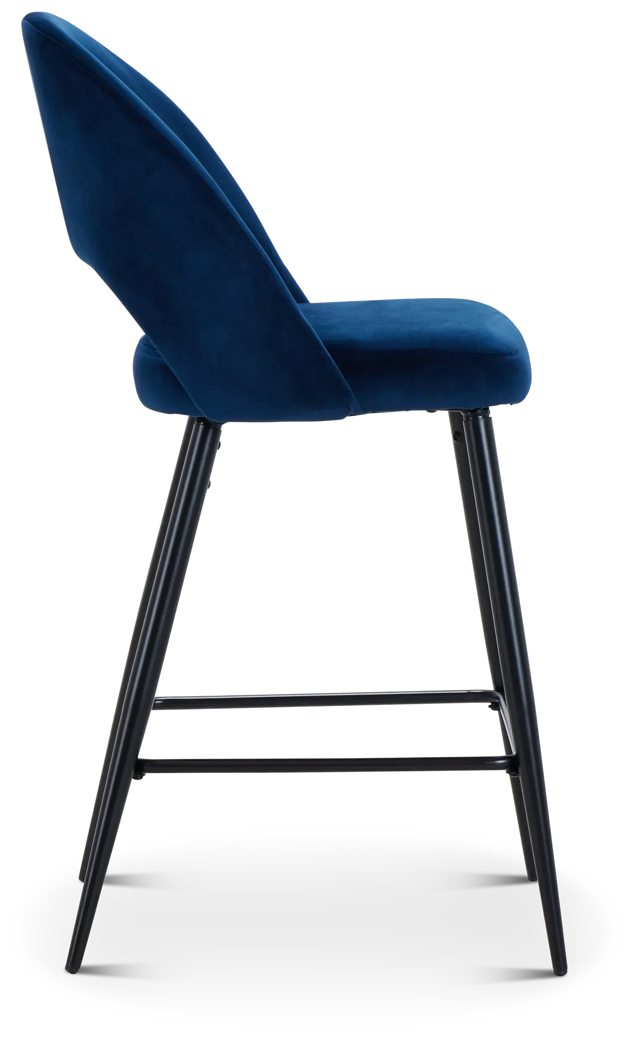 Kelly Dark Blue 28" Upholstered Barstool Kelly Dark Blue 28" Upholstered Barstool