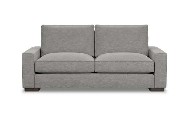 Edgewater Victory Gray 84" Sofa W/ 2 Cushions