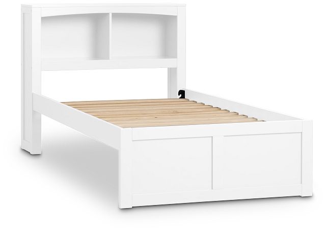Charleston White Bookcase Bed