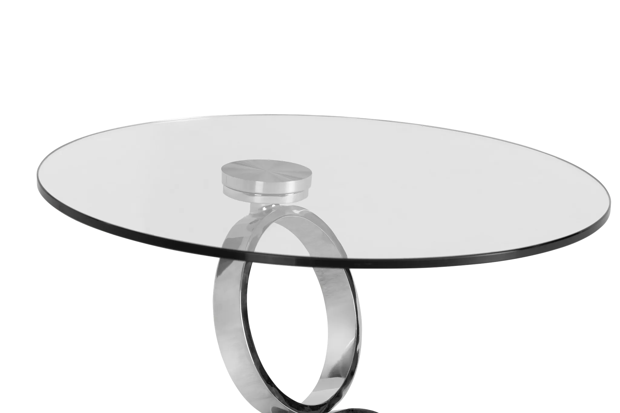 Grafton Glass Round End Table