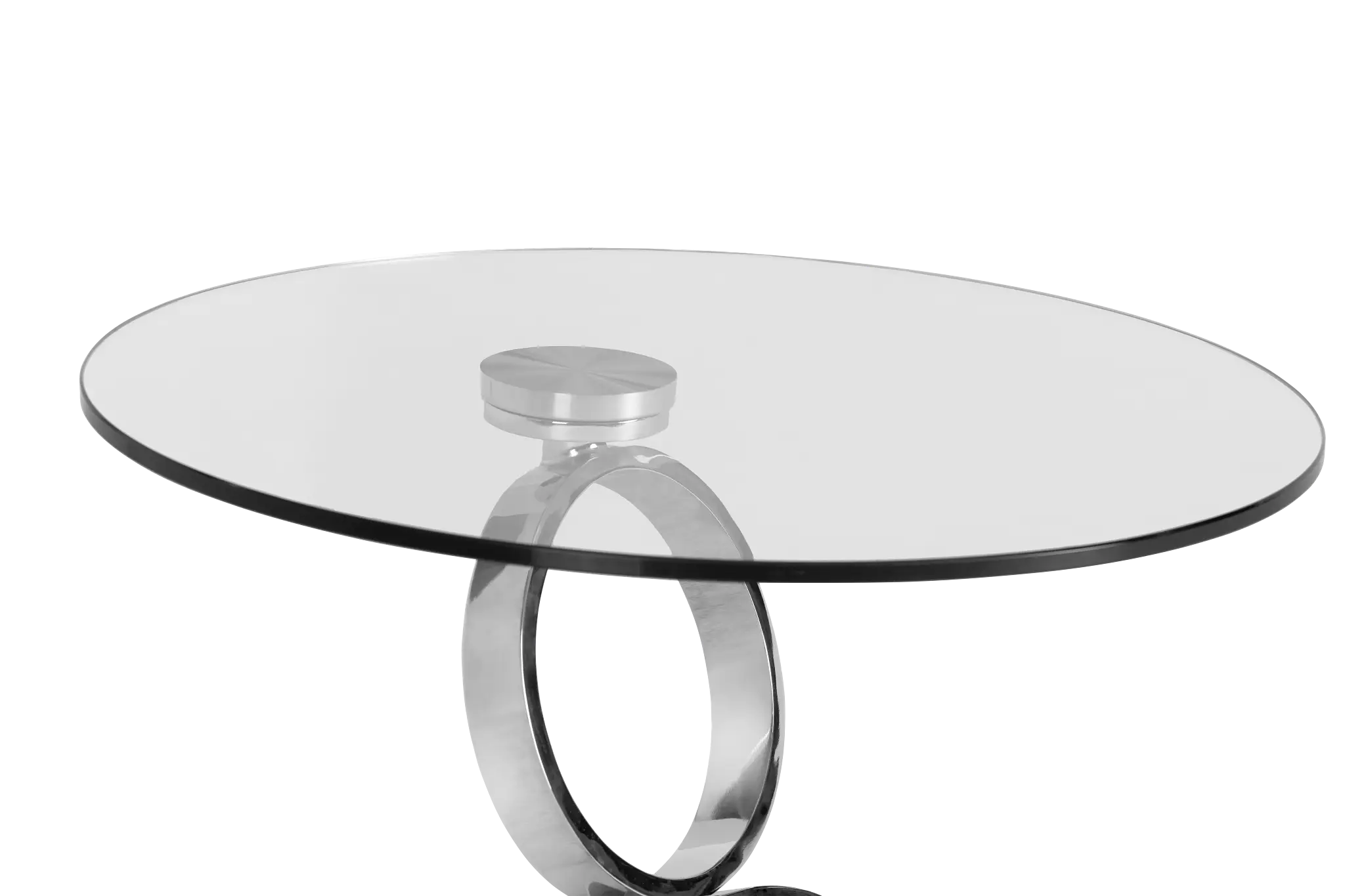 Grafton Glass Round End Table Grafton Glass Round End Table