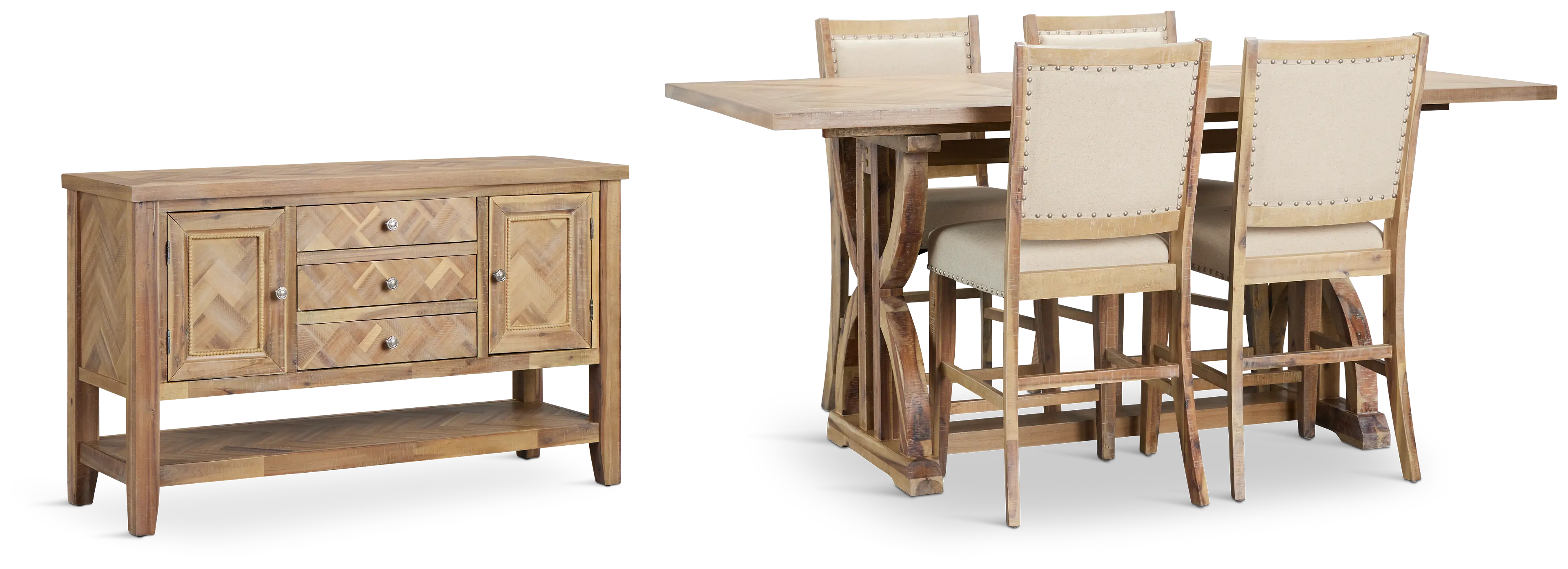 Joplin Light Tone High Dining Room Joplin Light Tone High Dining Room