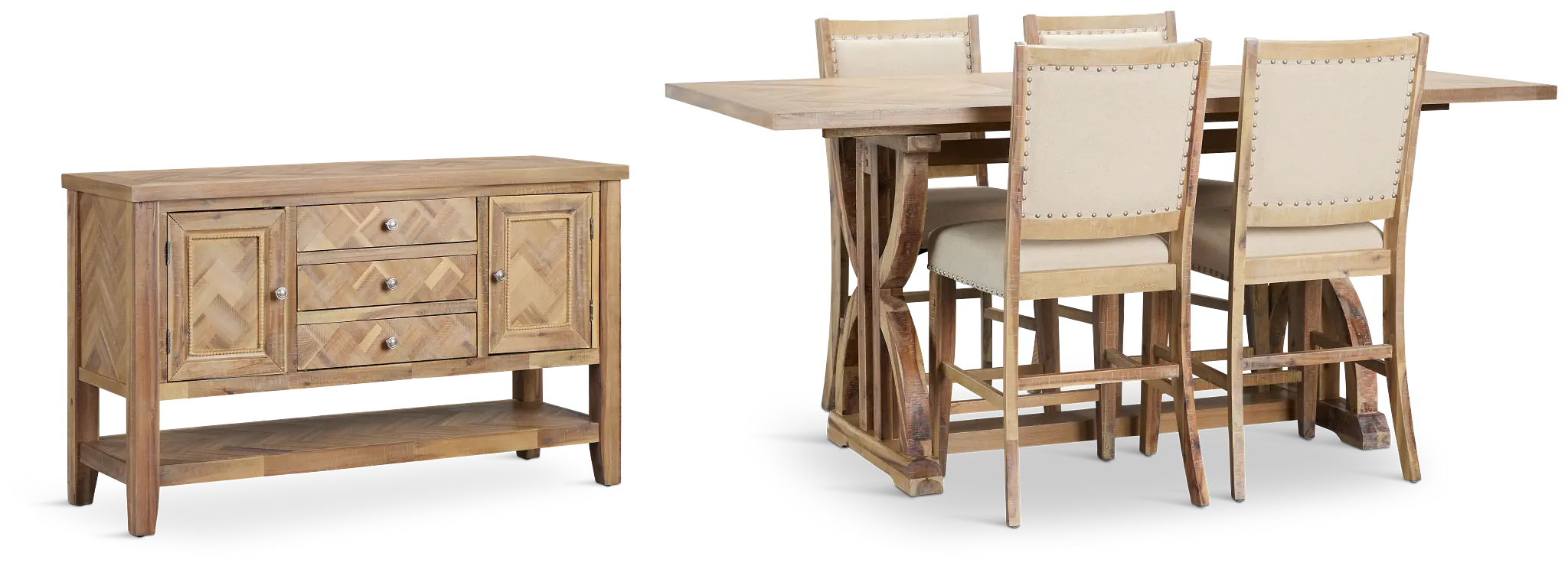 Joplin Light Tone High Dining Room Joplin Light Tone High Dining Room