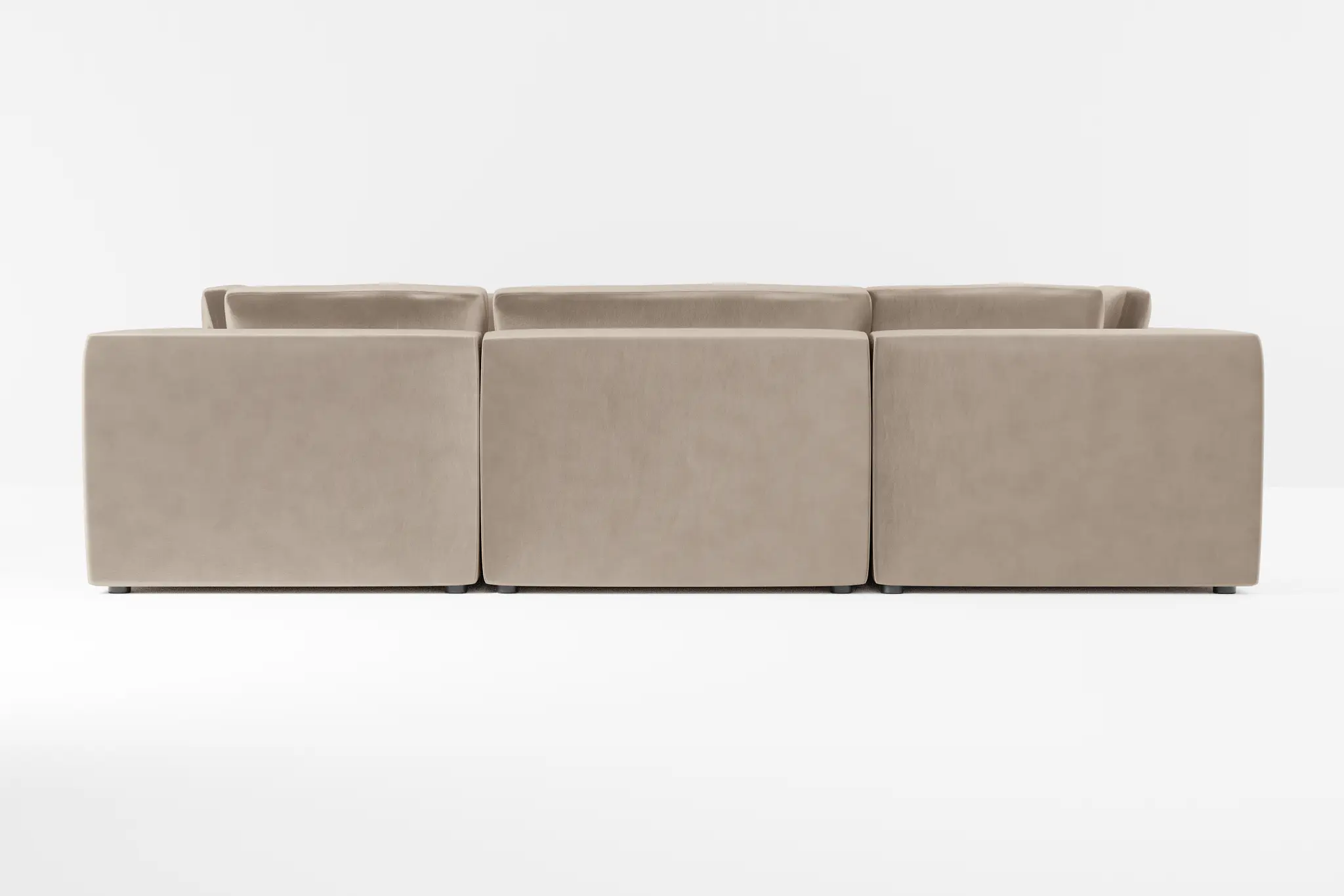 Destin Joya Beige Velvet 8-piece Modular Sectional Destin Joya Beige Velvet 8-piece Modular Sectional