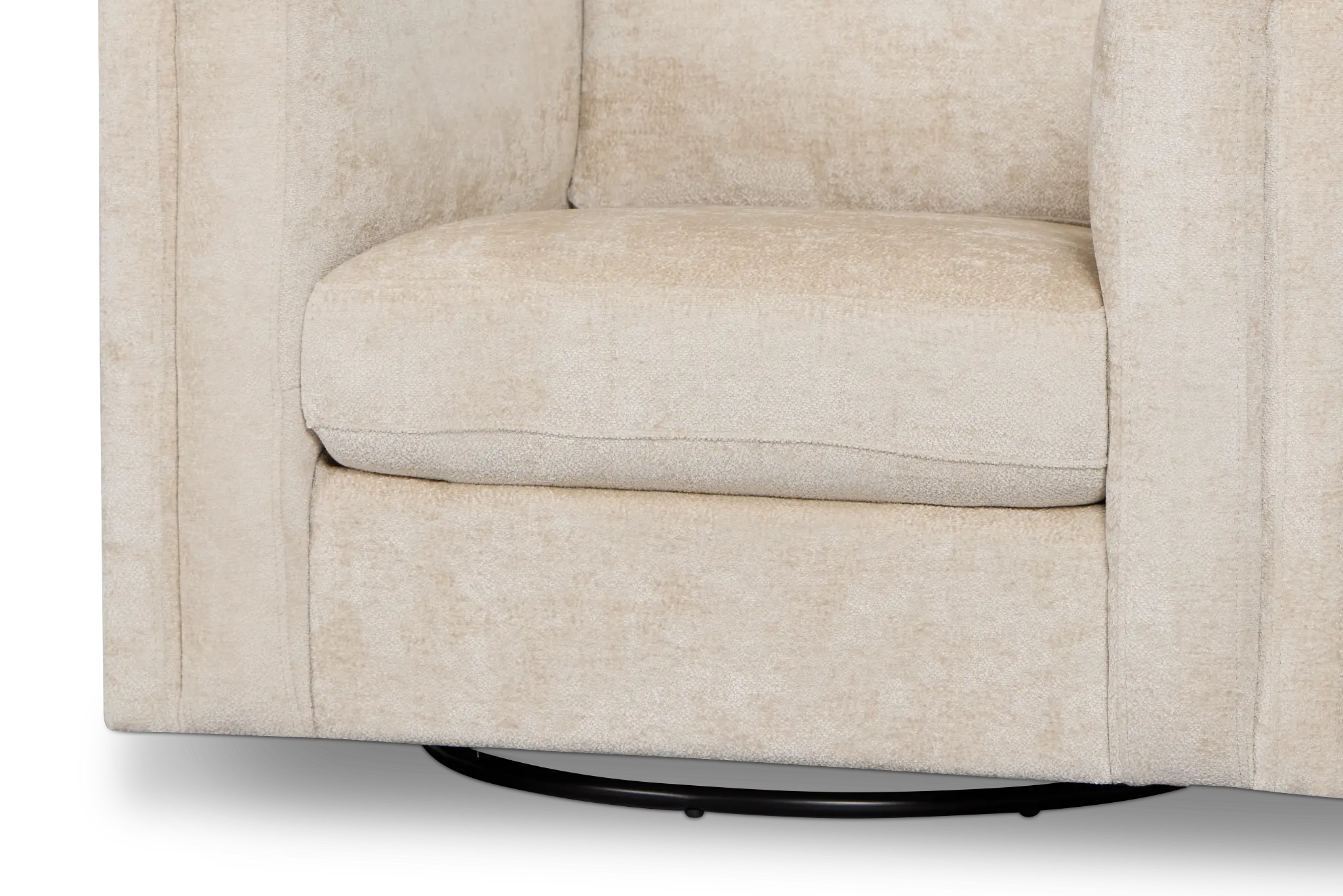 Farren Beige Fabric Swivel Chair Farren Beige Fabric Swivel Chair