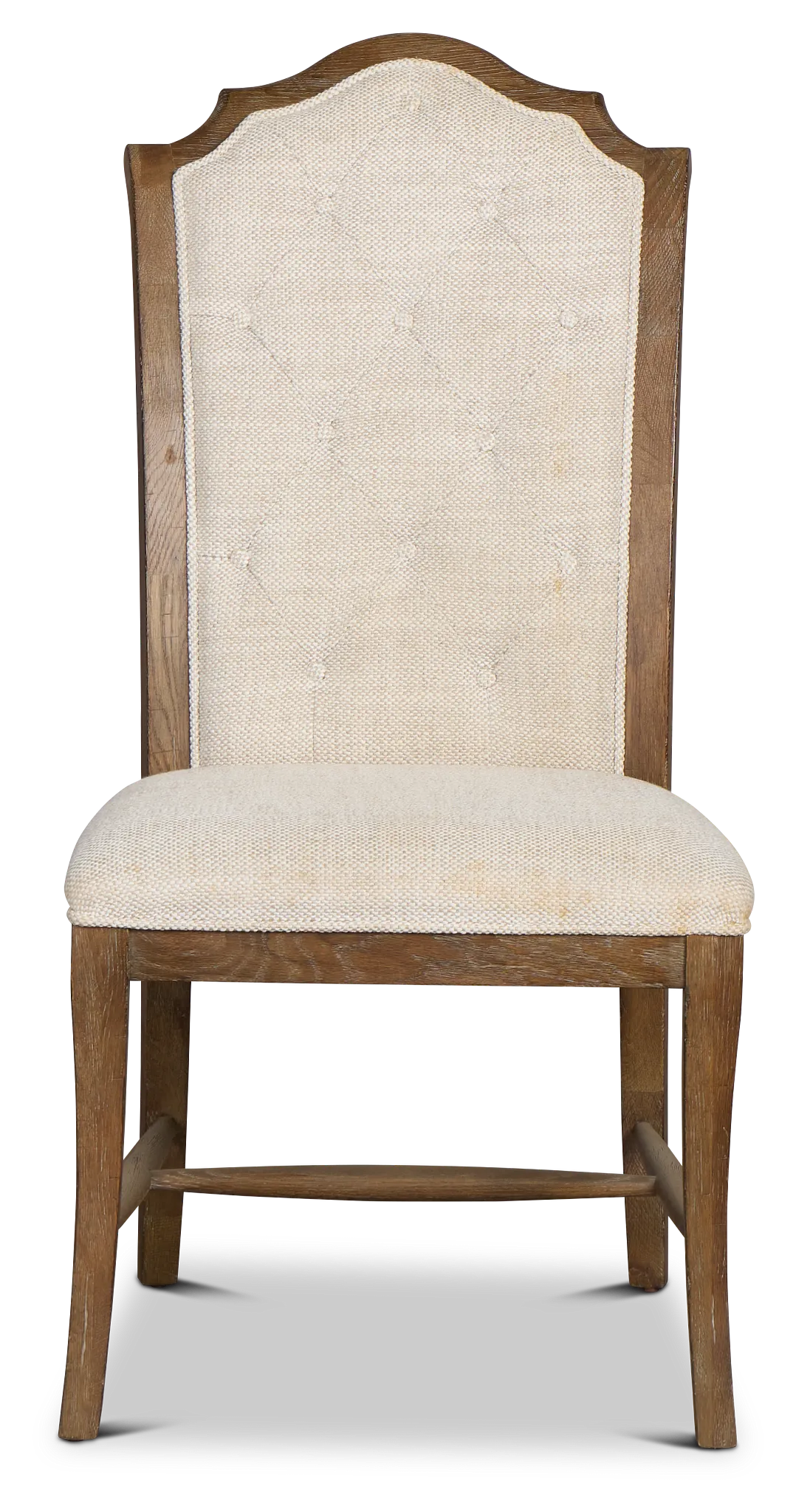 Rustic Patina Light Tone Upholstered Side Chair