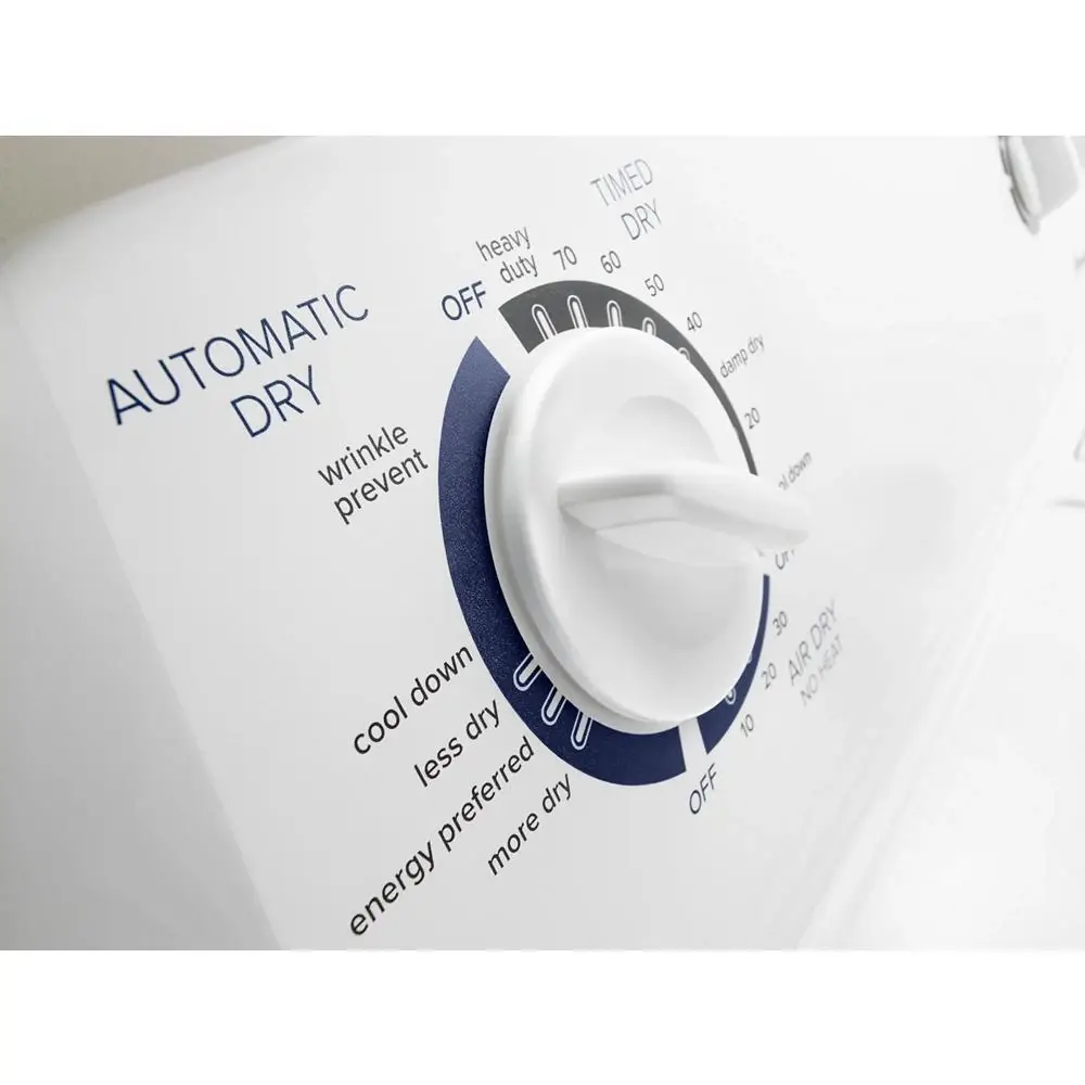 Amana 4655 Series White Front Load Electric Dryer Amana 4655 Series White Front Load Electric Dryer