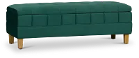 Crosby Green Storage Bench