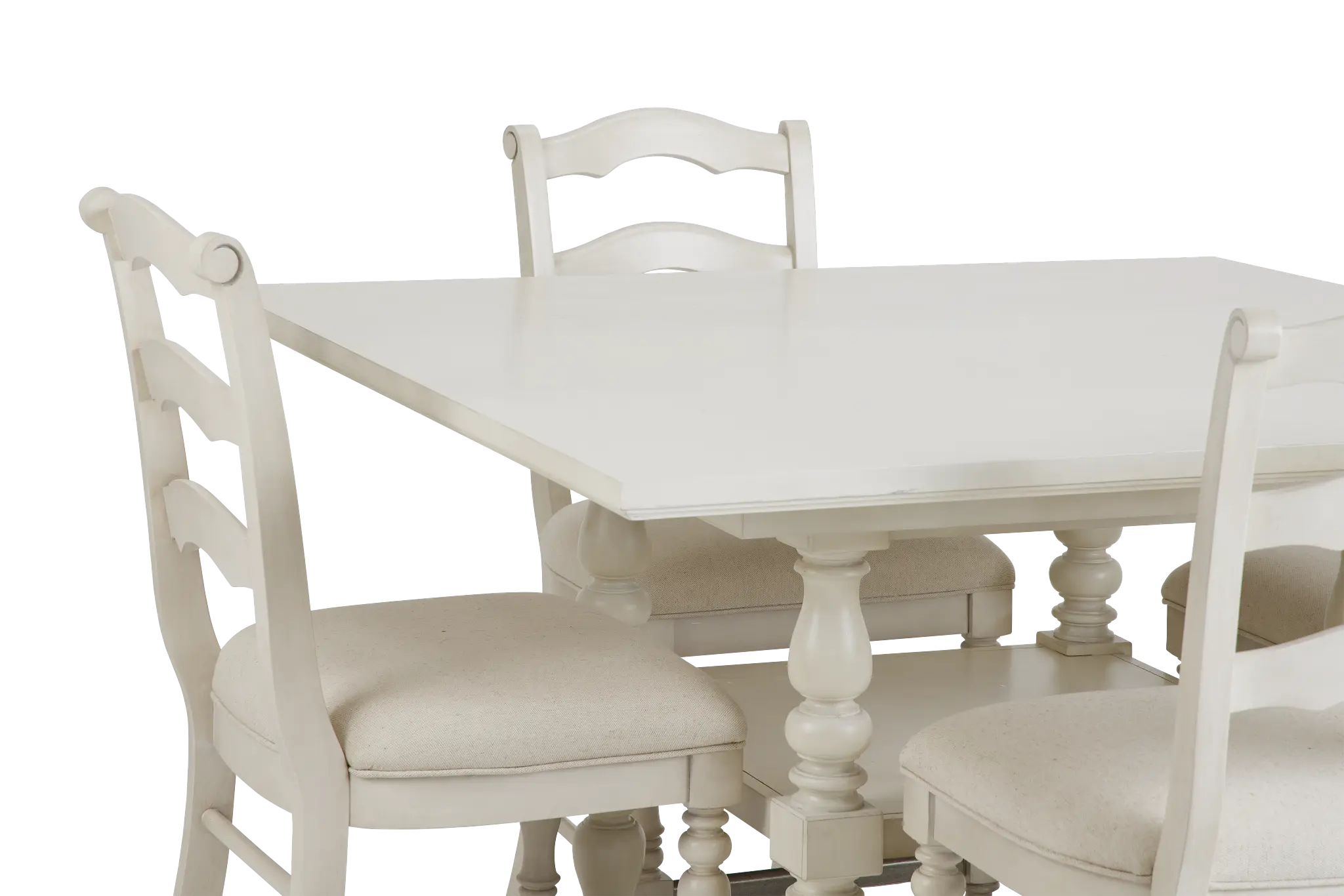Savannah Ivory High Table & 4 Barstools Savannah Ivory High Table & 4 Barstools