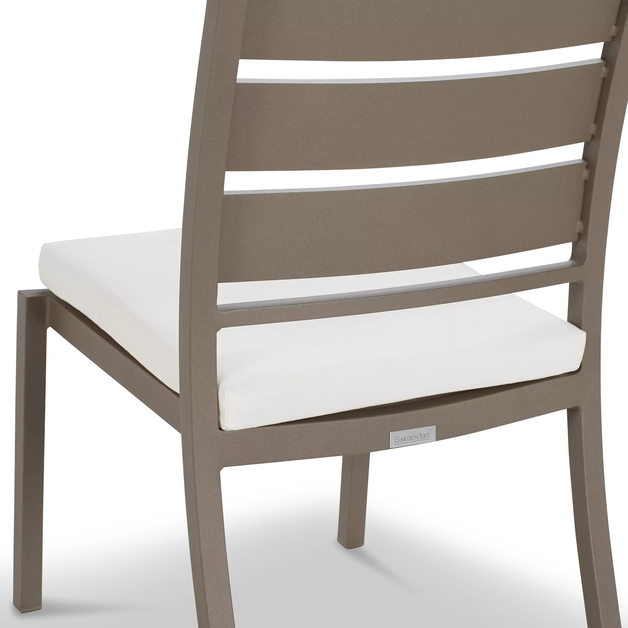Raleigh Gray Aluminum Side Chair