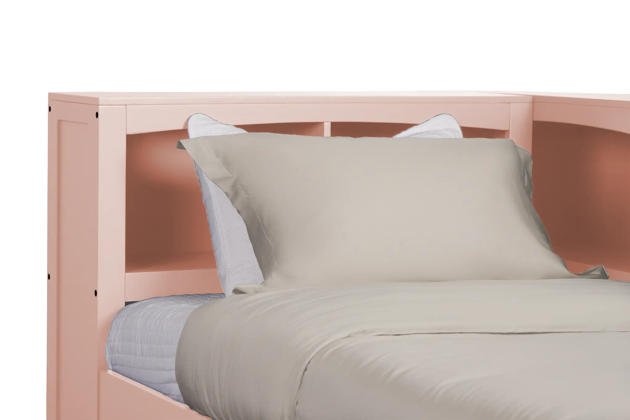 Charleston Pink Corner Bookcase Bed Charleston Pink Corner Bookcase Bed