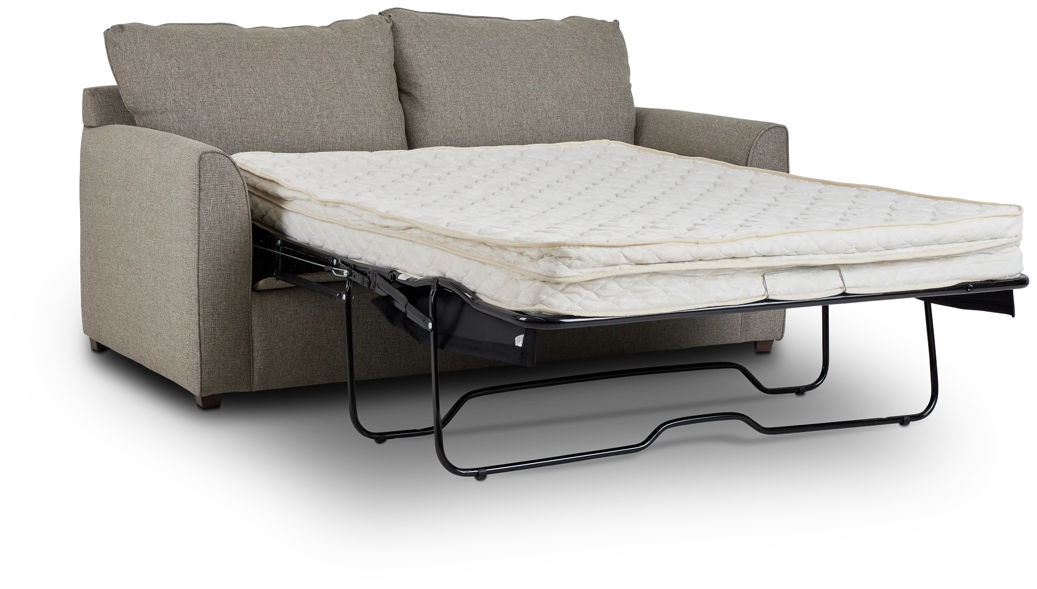 Asheville Brown Fabric Innerspring Sleeper