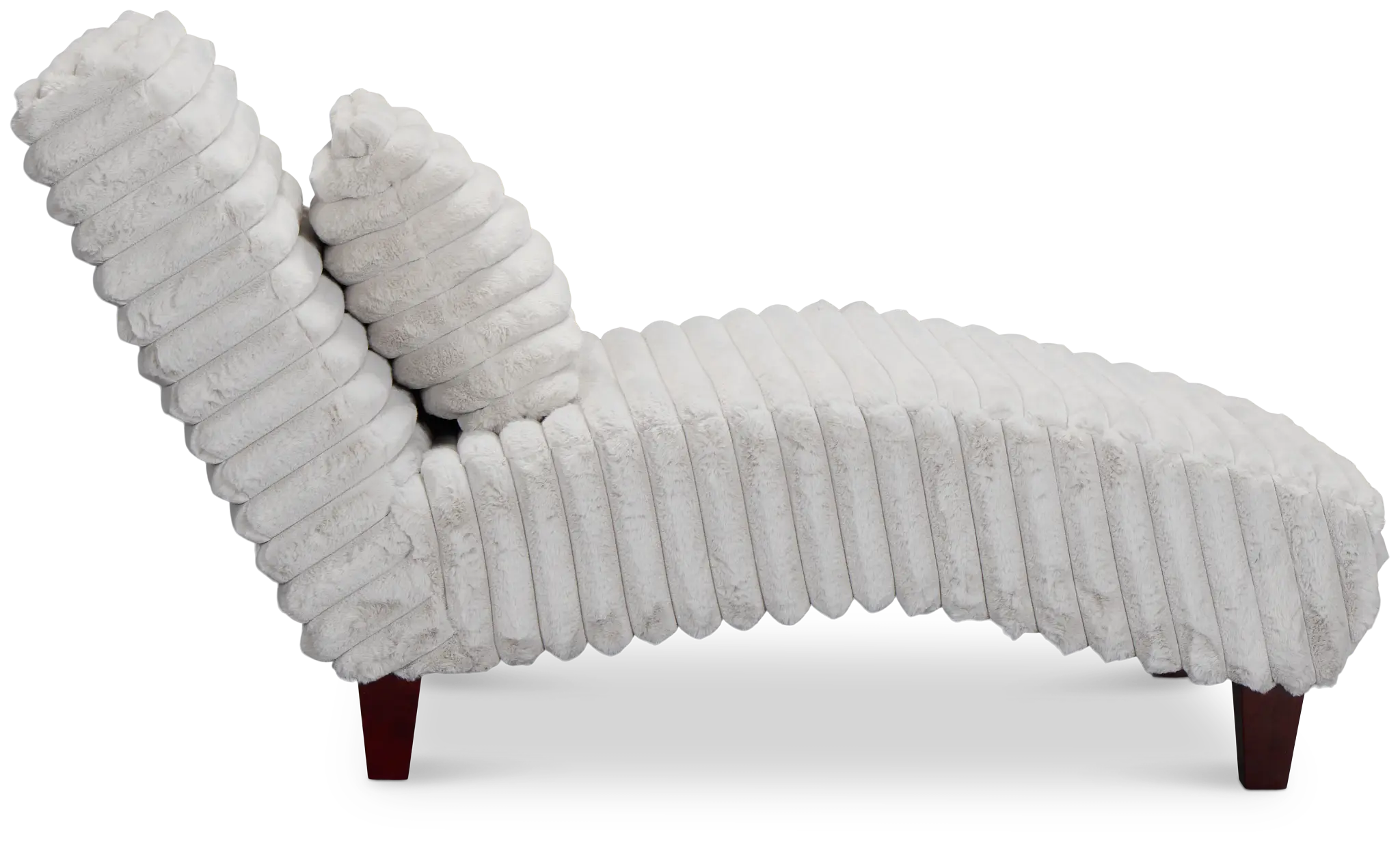 Kylie Light Gray Fabric Chaise Kylie Light Gray Fabric Chaise