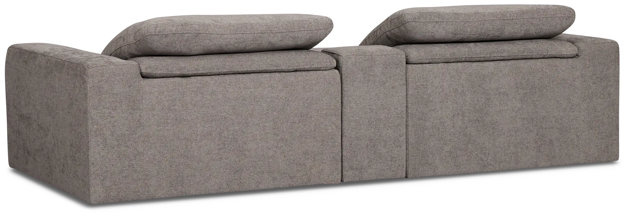 Drift Dark Gray Fabric Power Reclining Console Loveseat Drift Dark Gray Fabric Power Reclining Console Loveseat