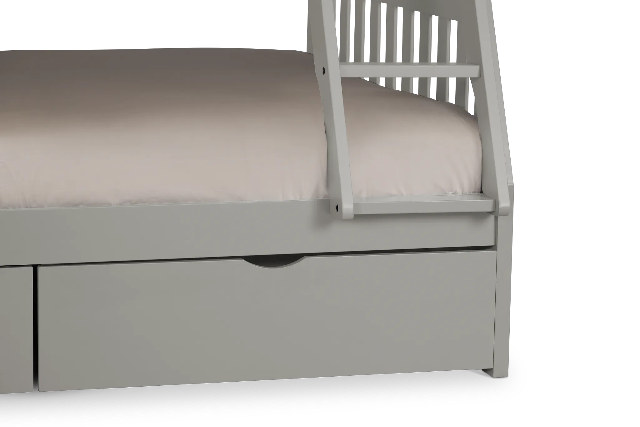 Charleston Gray Storage Bunk Bed