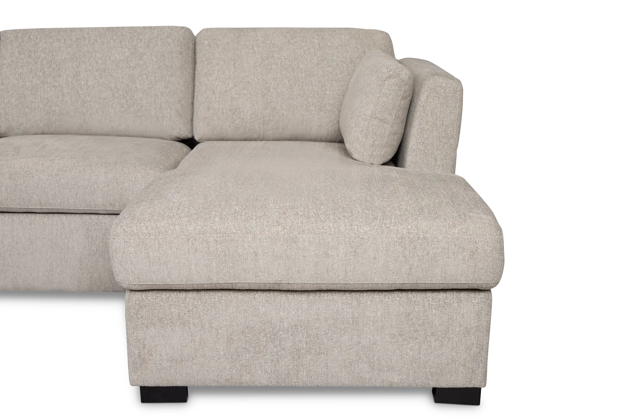 Amber Light Gray Fabric Small Right Chaise Storage Sleeper Sectional Amber Light Gray Fabric Small Right Chaise Storage Sleeper Sectional