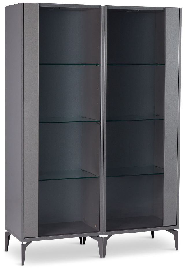 Oslo Gray Curio Cabinet