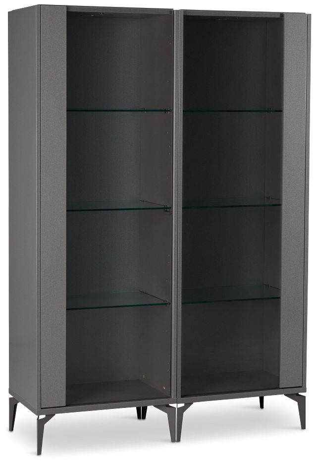 Oslo Gray Curio Cabinet