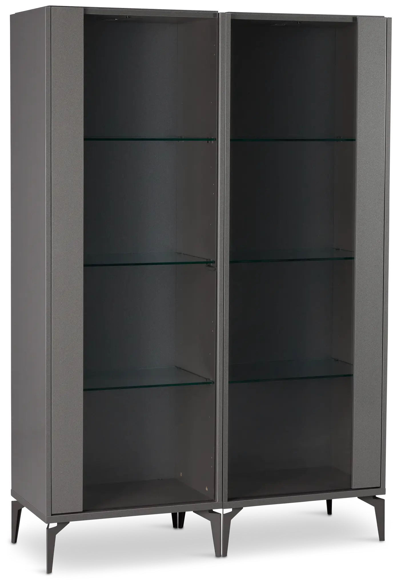 Oslo Gray Curio Cabinet Oslo Gray Curio Cabinet