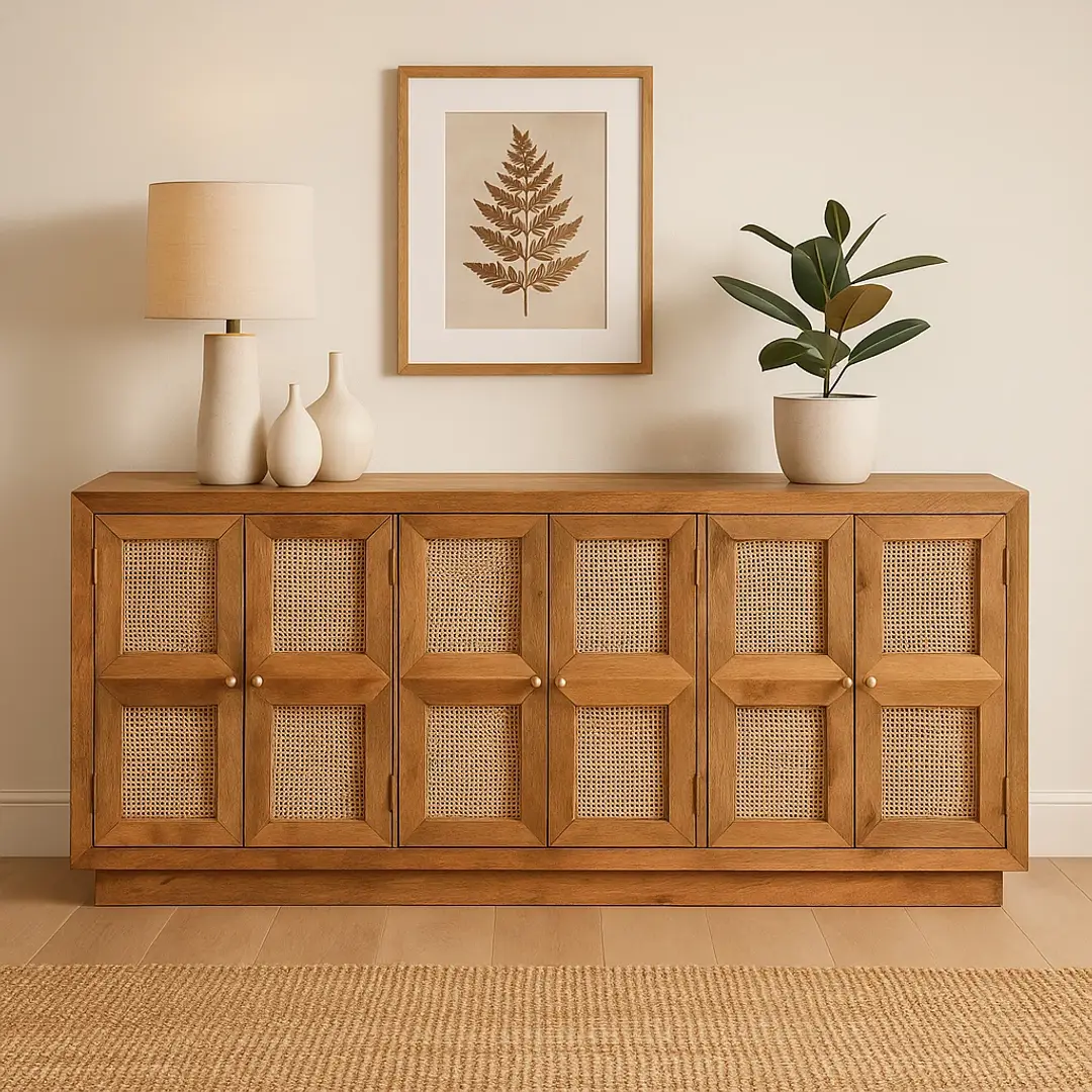 Shore Light Tone 6 Door Cabinet Shore Light Tone 6 Door Cabinet
