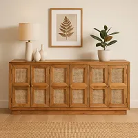 Shore Light Tone 6 Door Cabinet