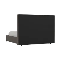 Grayton Elite Dark Gray 54" Upholstered Platform Bed