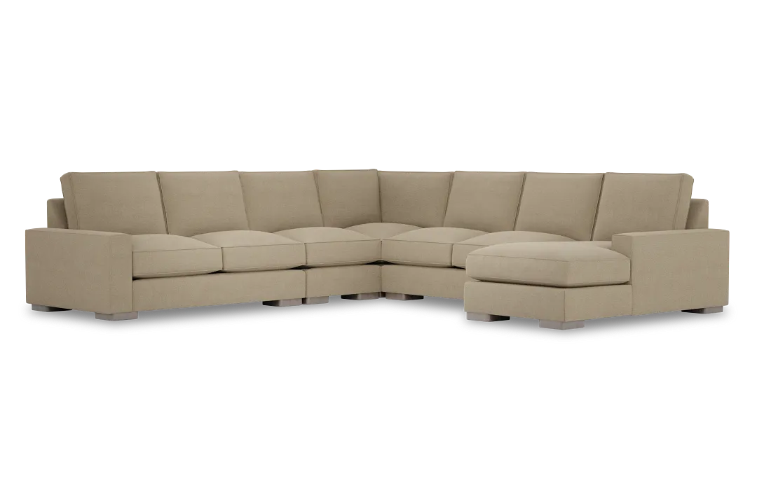 Edgewater Elite Taupe Large Right Chaise Sectional