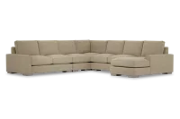 Edgewater Elite Taupe Large Right Chaise Sectional