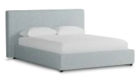 Grayton Natural Beauty Light Blue 44" Upholstered Platform Bed