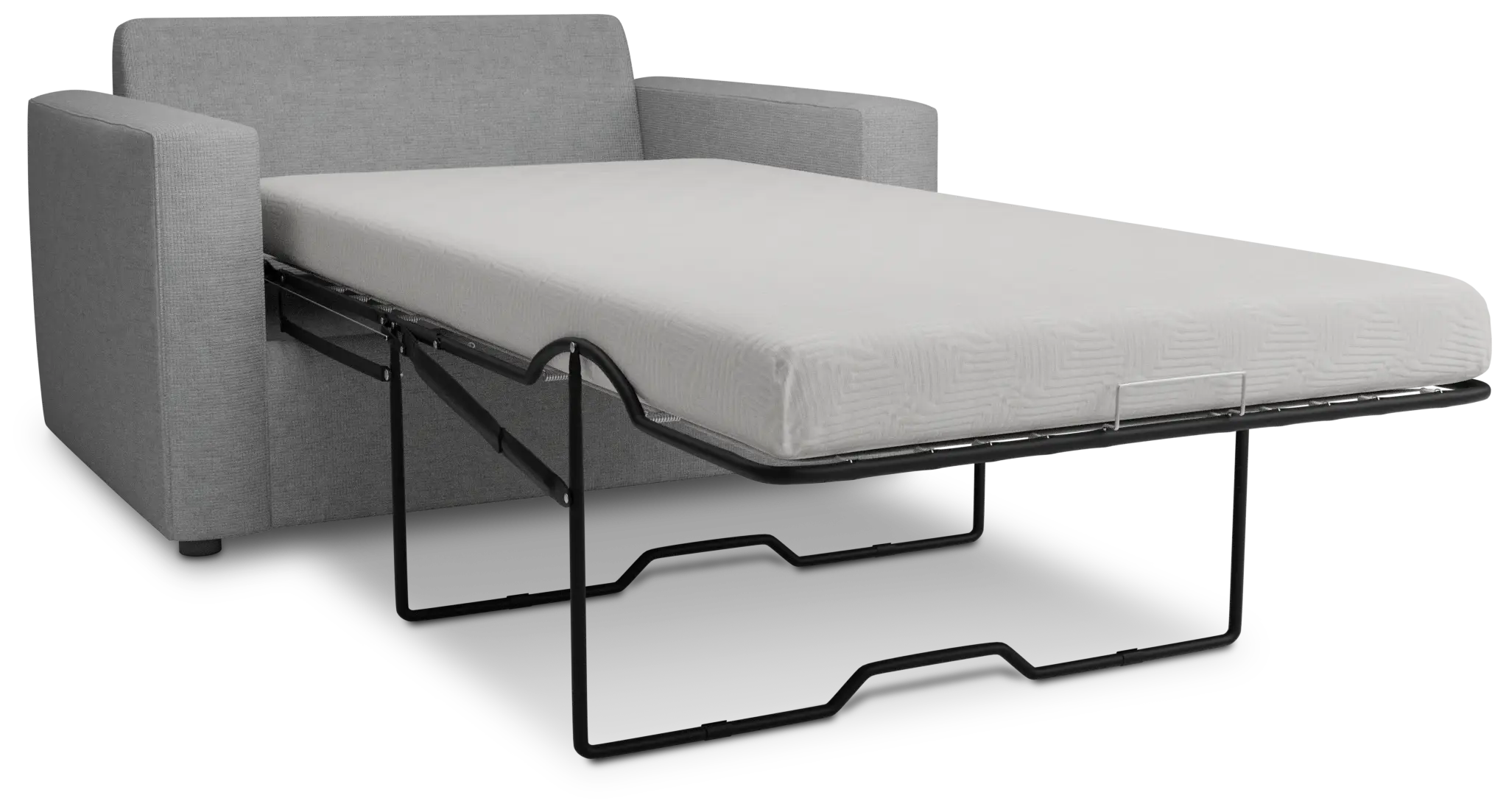 Siesta Suave Gray Fabric Cooling Memory Foam Sleeper Siesta Suave Gray Fabric Cooling Memory Foam Sleeper