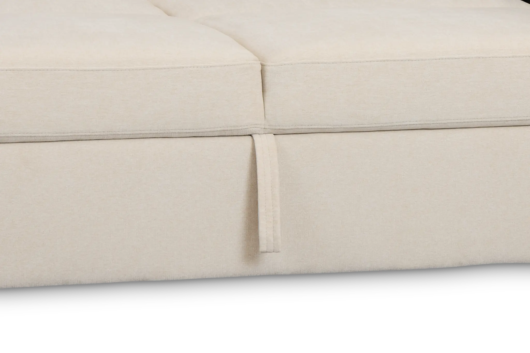 Addie Beige Fabric Medium Right Chaise Storage Sleeper Sectional Addie Beige Fabric Medium Right Chaise Storage Sleeper Sectional