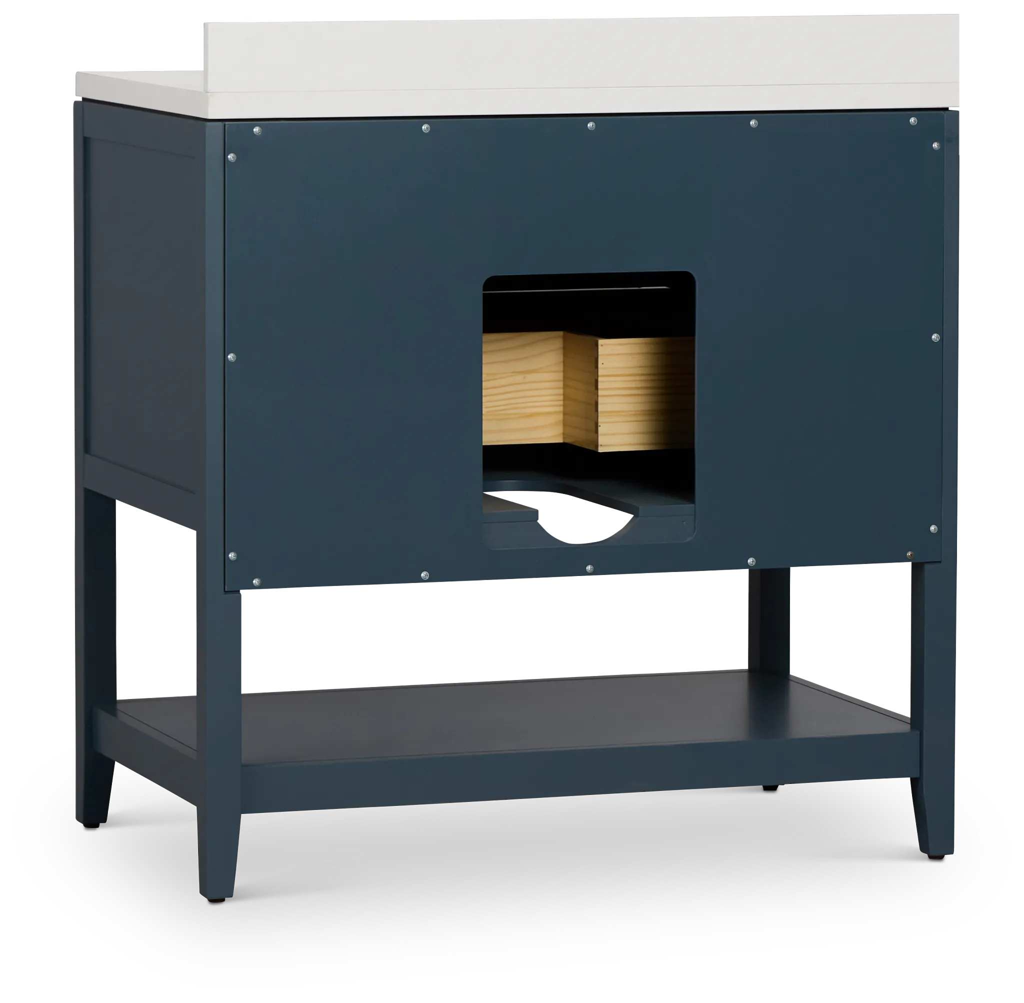 Alden Blue 36" Single Bathroom Vanity