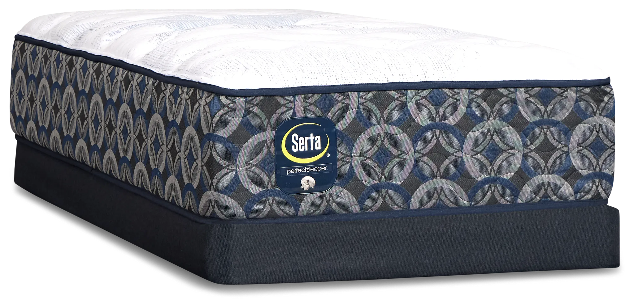 Perfect Sleeper Calming Nights Plush Low-profile Mattress Set