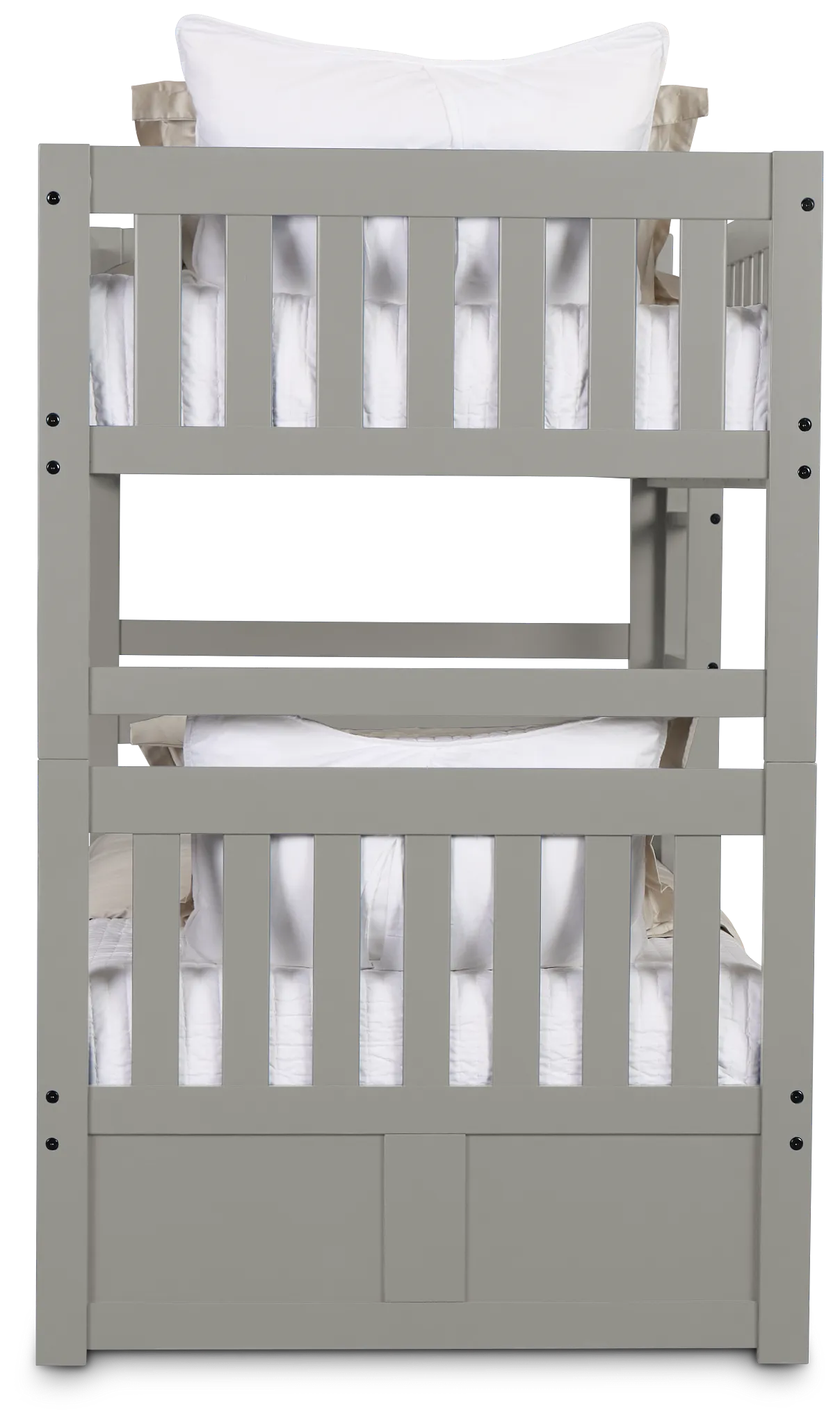 Charleston Gray Storage Bunk Bed