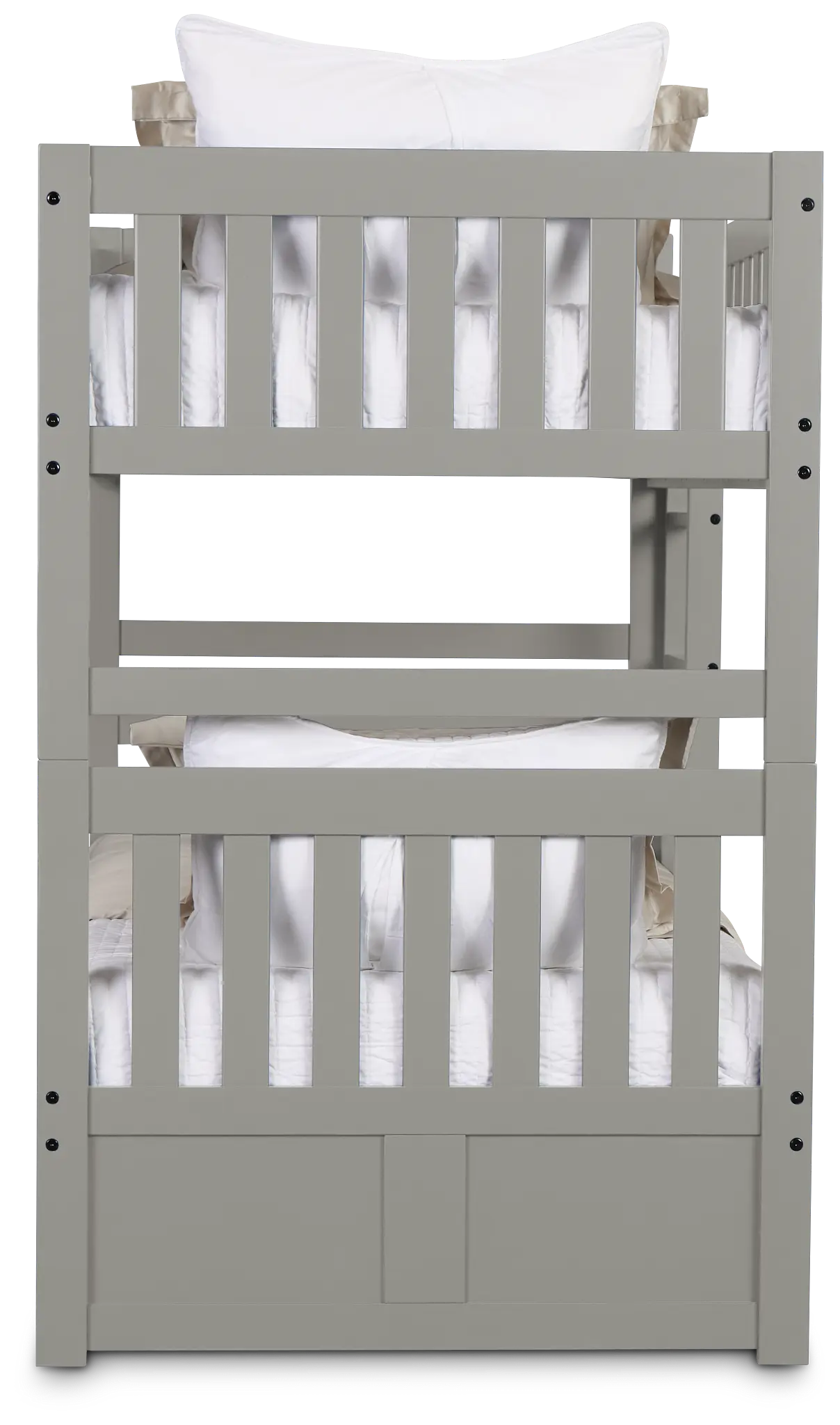 Charleston Gray Storage Bunk Bed Charleston Gray Storage Bunk Bed
