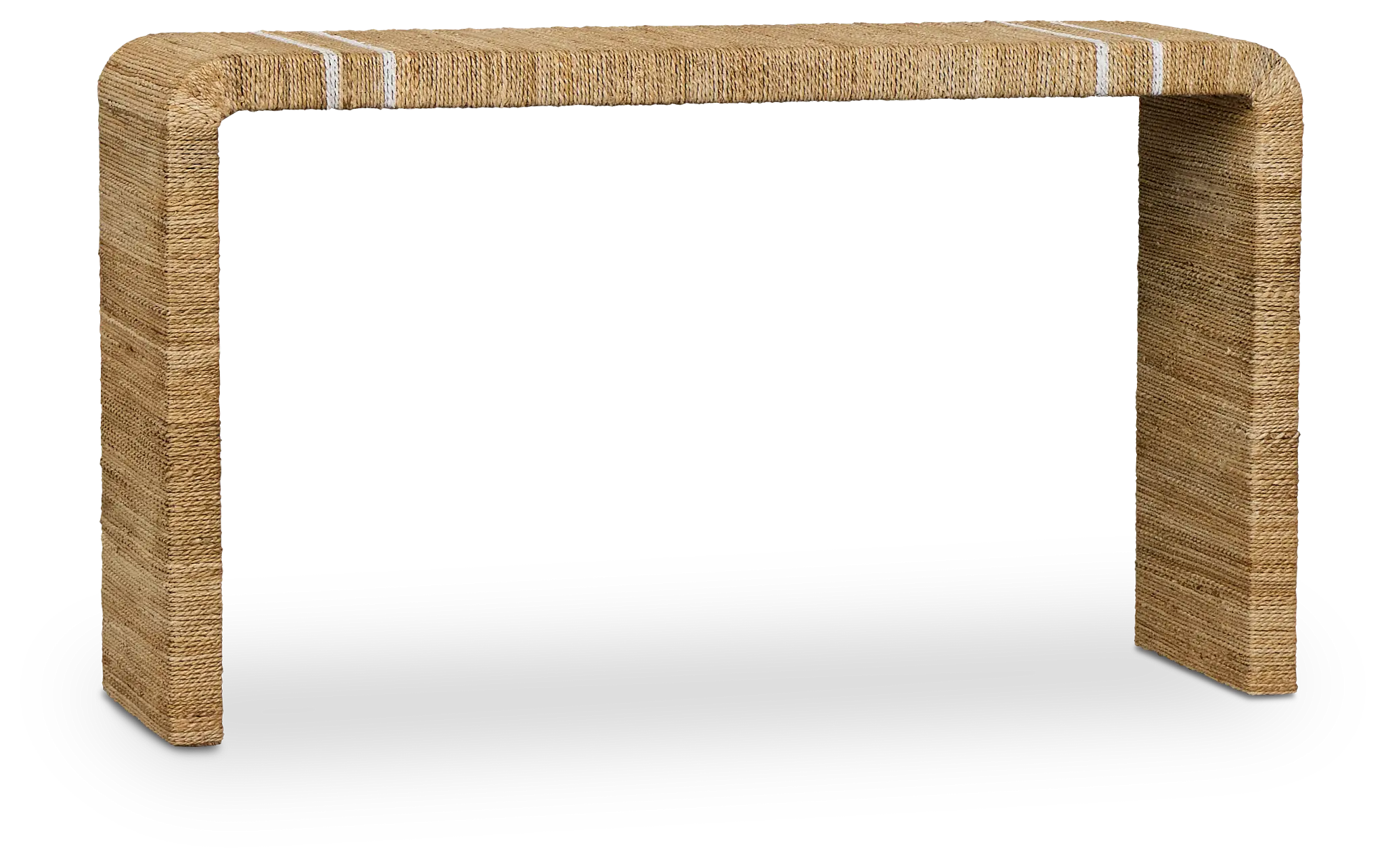 Nantucket Light Tone Woven Console Table Nantucket Light Tone Woven Console Table