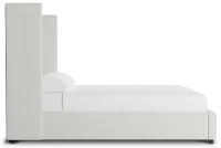 Captiva Lucy Light Beige 60" Upholstered Shelter Bed