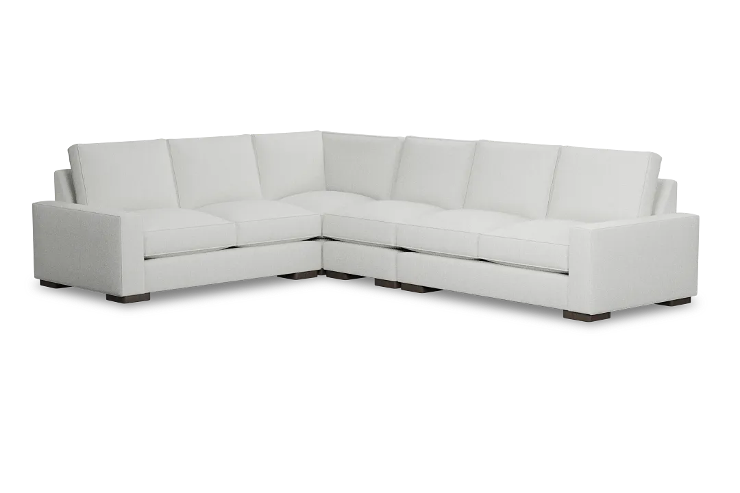 Edgewater Revenue White Medium Two-arm Sectional