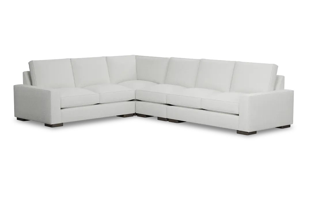 Edgewater Revenue White Medium Two-arm Sectional Edgewater Revenue White Medium Two-arm Sectional