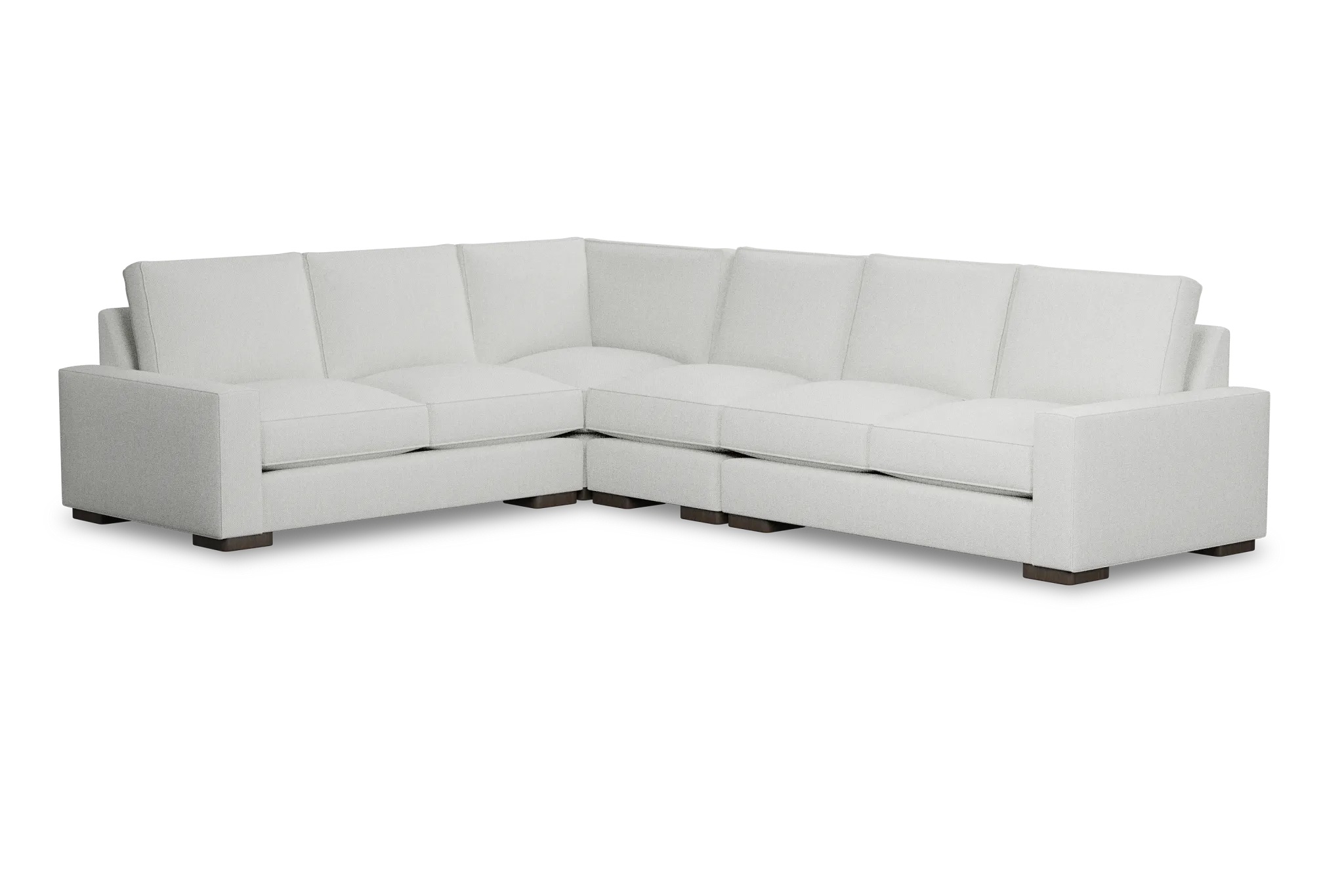 Edgewater Revenue White Medium Two-arm Sectional