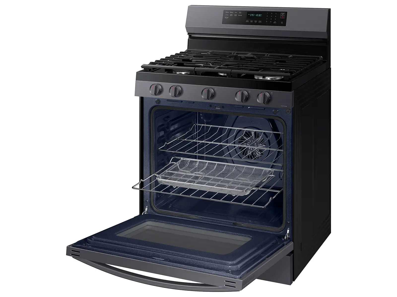 Samsung 6711 Series Black Gas Range Samsung 6711 Series Black Gas Range