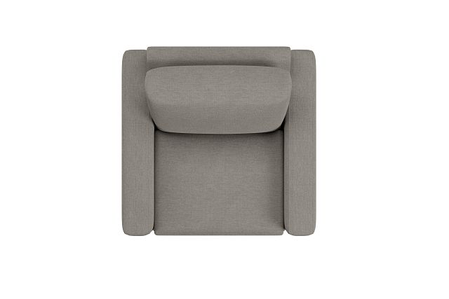 Edgewater Maguire Pewter Swivel Chair