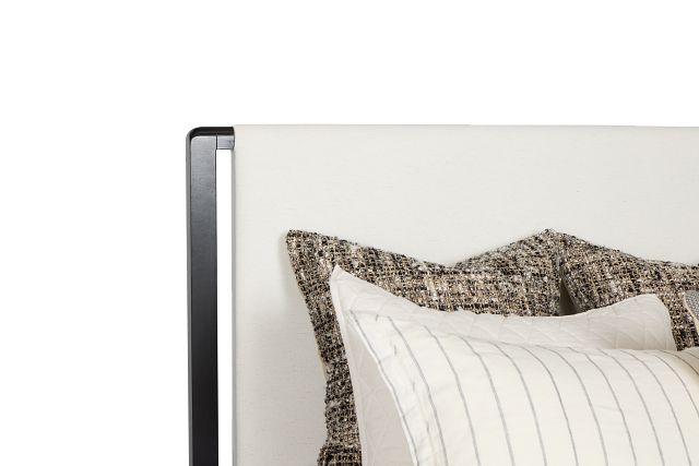 Highland Black Uph Panel Bed