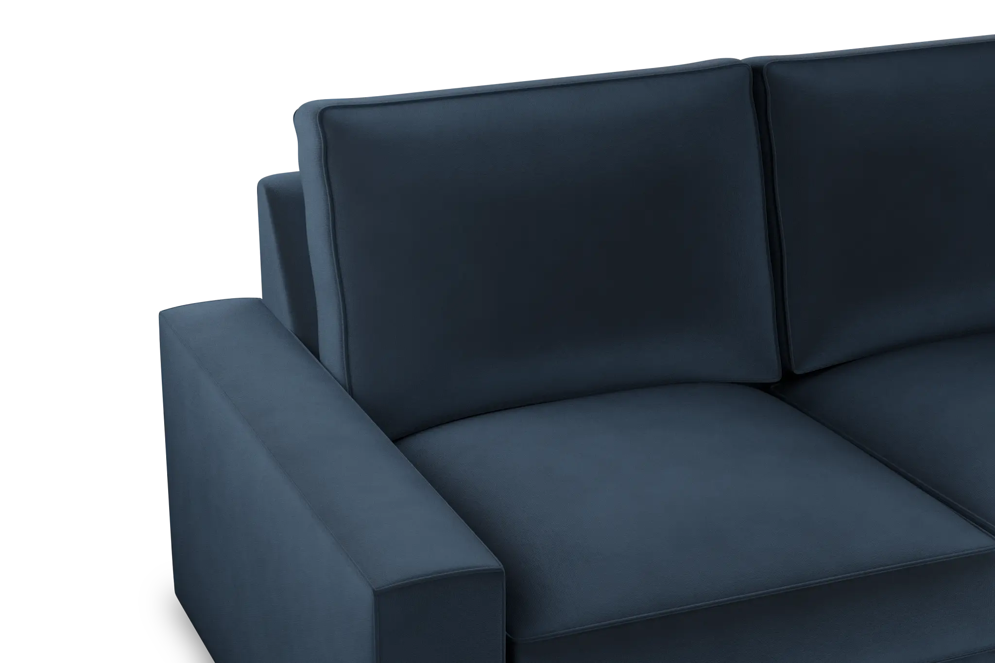 Edgewater Joya Dark Blue Large Two-arm Sectional Edgewater Joya Dark Blue Large Two-arm Sectional