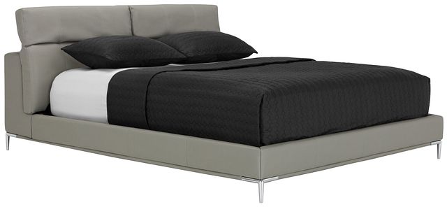 Santino Gray Micro Platform Bed